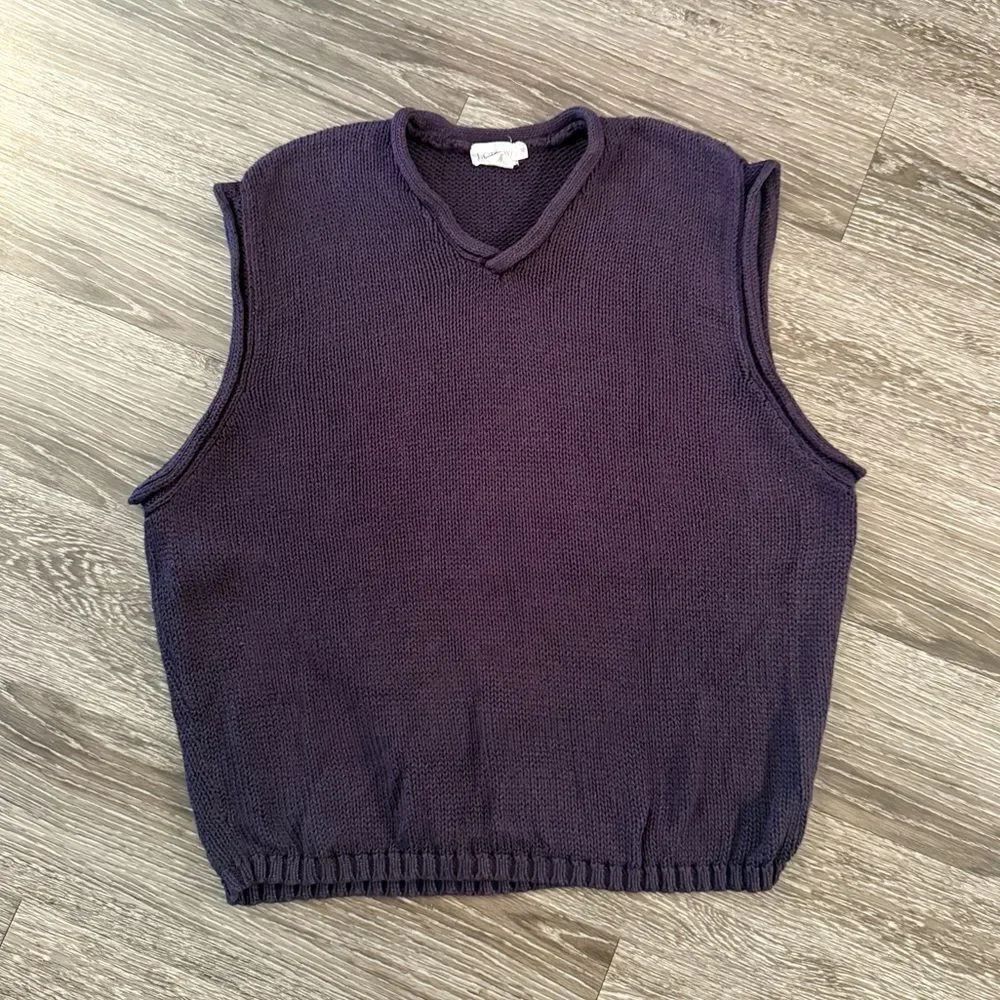 J. Crew Always Vintage Navy Sleeveless Sweater